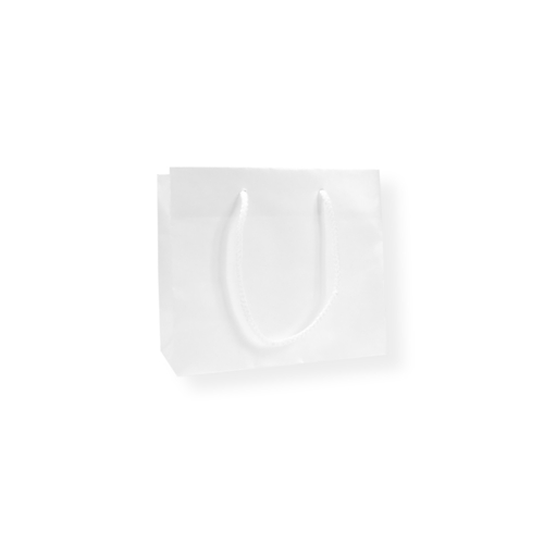 Glossy Bag Perlmutt 420 mm x 370 mm Weiß